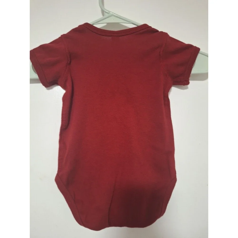 Harvard Crimson Baby Bodysuit 18 Months Rabbit Skins Short Sleeve One Piece Red